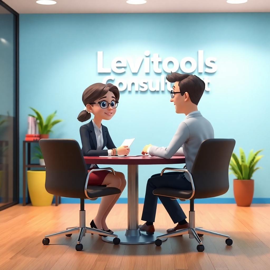 A stylized illustration depicting diverse freelancers actively engaging in online discussions and collaborations within the Levittols community forums. The image should feel vibrant and inclusive.